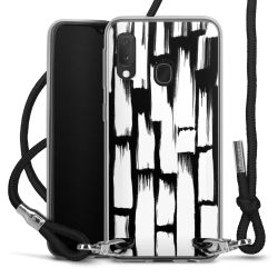 Carry Case Transparent Fabric black/silver