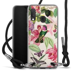 Carry Case Transparent Fabric black/silver