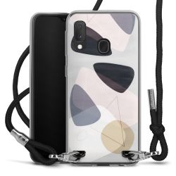 Carry Case Transparent Fabric black/silver