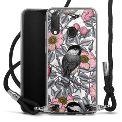 Carry Case Transparent Fabric black/silver