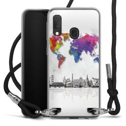 Carry Case Transparent Fabric black/silver