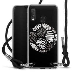 Carry Case Transparent Fabric black/silver