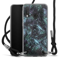 Carry Case Transparent Fabric black/silver