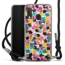 Carry Case Transparent Fabric black/silver