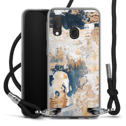 Carry Case Transparent Fabric black/silver