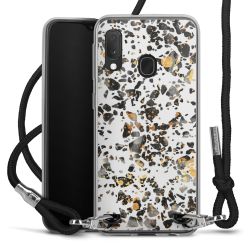 Carry Case Transparent Fabric black/silver