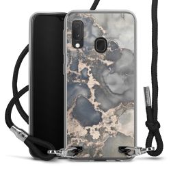 Carry Case Transparent Fabric black/silver