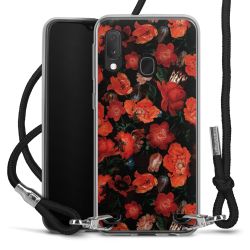 Carry Case Transparent Fabric black/silver