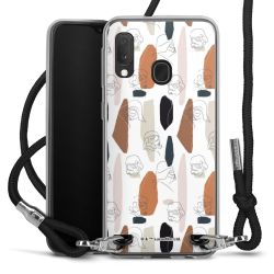 Carry Case Transparent Fabric black/silver