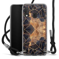 Carry Case Transparent Fabric black/silver