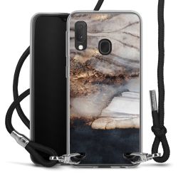 Carry Case Transparent Fabric black/silver