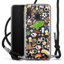 Carry Case Transparent Fabric black/silver