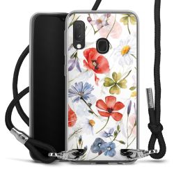 Carry Case Transparent Fabric black/silver