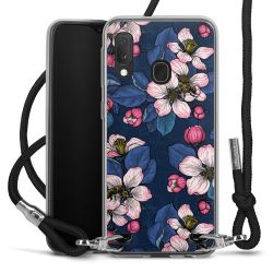 Carry Case Transparent Fabric black/silver