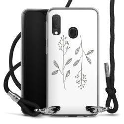 Carry Case Transparent Fabric black/silver