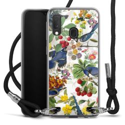 Carry Case Transparent Fabric black/silver