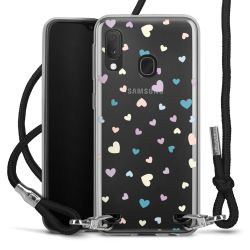 Carry Case Transparent Fabric black/silver