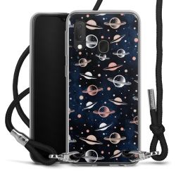 Carry Case Transparent Fabric black/silver