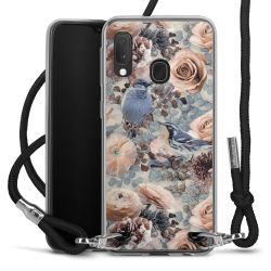 Carry Case Transparent Fabric black/silver