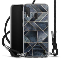 Carry Case Transparent Fabric black/silver