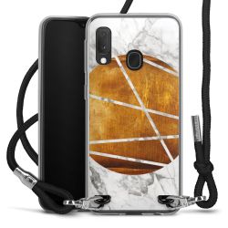 Carry Case Transparent Fabric black/silver