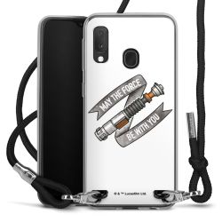 Carry Case Transparent Fabric black/silver