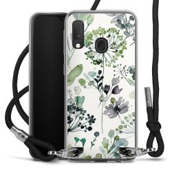 Carry Case Transparent Fabric black/silver