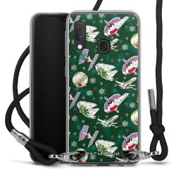 Carry Case Transparent Fabric black/silver