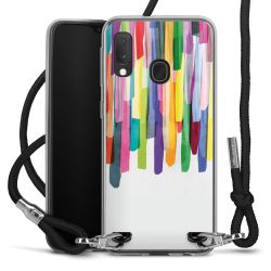 Carry Case Transparent Fabric black/silver