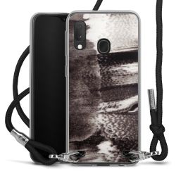 Carry Case Transparent Fabric black/silver