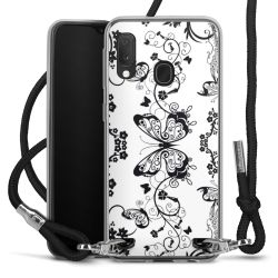 Carry Case Transparent Fabric black/silver