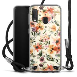 Carry Case Transparent Fabric black/silver