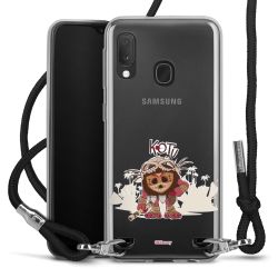 New Carry Case Transparent Stoff schwarz/silber