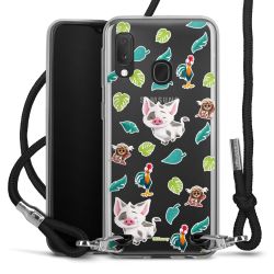 New Carry Case Transparent Stoff schwarz/silber