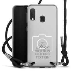 Carry Case Stoff schwarz/silber