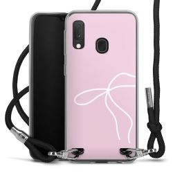 New Carry Case Transparent Stoff schwarz/silber