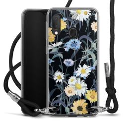 New Carry Case Transparent Stoff schwarz/silber