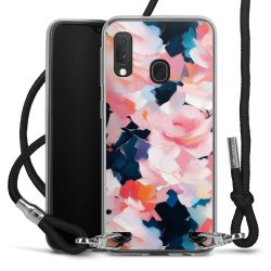 New Carry Case Transparent Stoff schwarz/silber