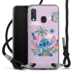 New Carry Case Transparent Stoff schwarz/silber