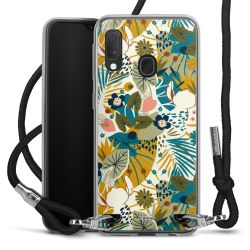 New Carry Case Transparent Stoff schwarz/silber