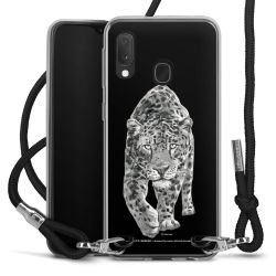 New Carry Case Transparent Stoff schwarz/silber