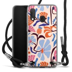 New Carry Case Transparent Stoff schwarz/silber