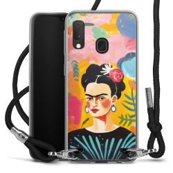 New Carry Case Transparent Stoff schwarz/silber