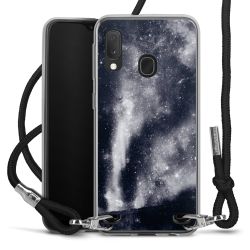 New Carry Case Transparent Stoff schwarz/silber