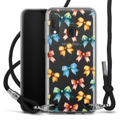 New Carry Case Transparent Stoff schwarz/silber