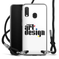 New Carry Case Transparent Stoff schwarz/silber