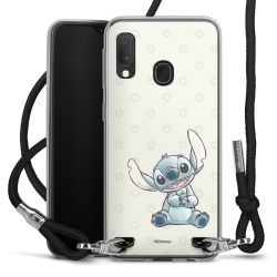 New Carry Case Transparent Stoff schwarz/silber