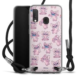 New Carry Case Transparent Stoff schwarz/silber