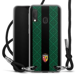 New Carry Case Transparent Stoff schwarz/silber