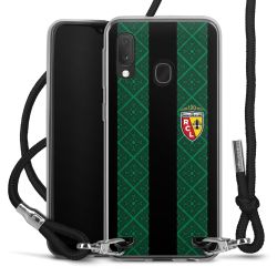 New Carry Case Transparent Stoff schwarz/silber